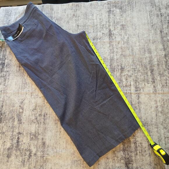 Tribal Wide Leg Crop Pants Womens 24W Ink High Rise Stretch Micro Dot Stitch Fix - Picture 10 of 14